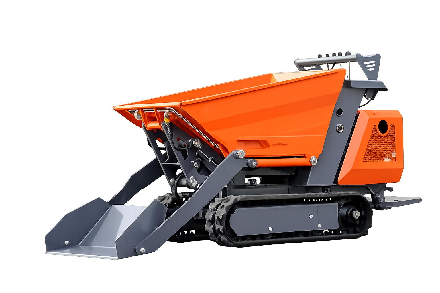 Miini dumper à chenilles 800kg à haute levée hydraulique 2